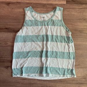 Goodfellow & Co Green Boxy Sleeveless Tank Top